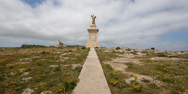 Statue of St Paul on St Paul's Island